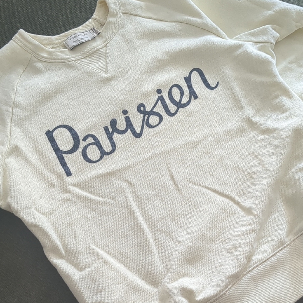 MAISON KITSUNE Off-White Crewneck